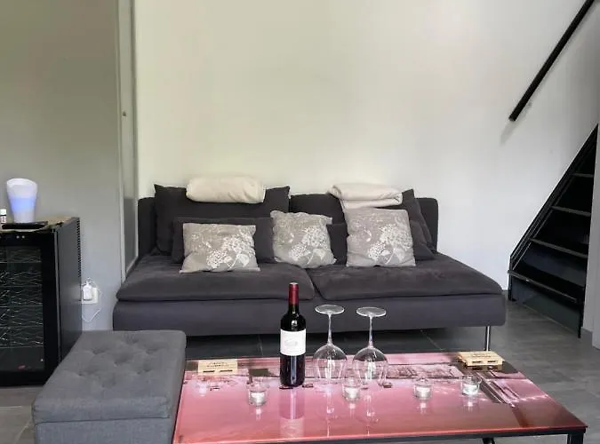 Дом отдыха Loft Exceptionnel A Avec Jacuzzi Exterieur L Ete Et Infrarouge Вепьон